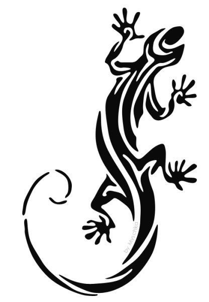 طرح‌های خالکوبی مارمولک - lizard tattoo designs - برای دستگاه CNC چوب و لیزر (سی ان سی)