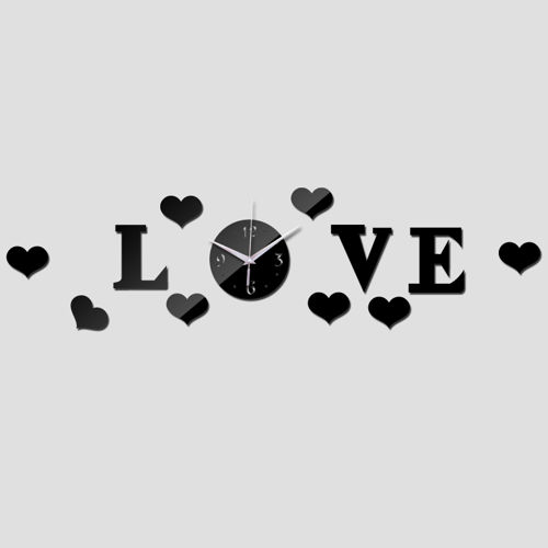 طرح ساعت عشق - love clock - برای دستگاه CNC چوب و لیزر (سی ان سی)