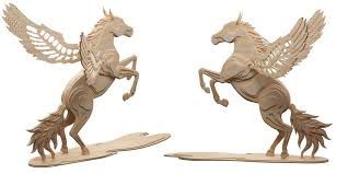 طرح لیزر cnc اسب پرواز پگاسوس جادویی l - magical pegasus flying horse cnc laser pattern l 12 - برای دستگاه CNC چوب و لیزر (سی ان سی)