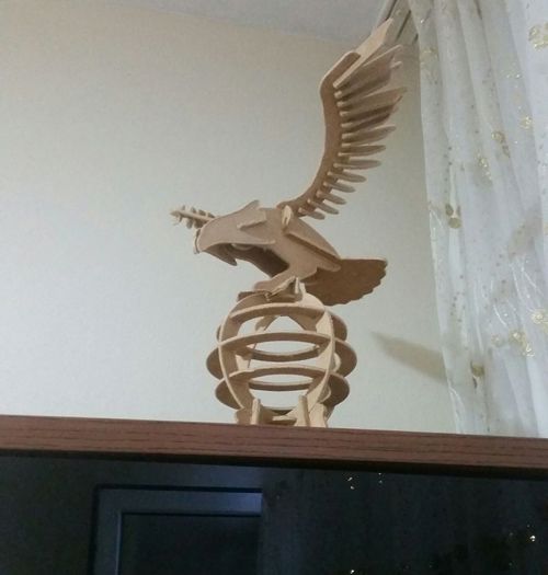 طرح مدل maket kartal eagle - maket kartal eagle model - برای دستگاه CNC چوب و لیزر (سی ان سی)