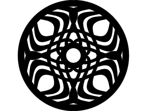 طرح ماندالا تزئین - mandala 5 ornament - برای دستگاه CNC چوب و لیزر (سی ان سی)