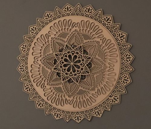 طرح ماندالا برای برش لیزری - mandala layout for laser cutting ve - برای دستگاه CNC چوب و لیزر (سی ان سی)