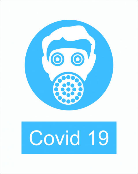 طرح ماسک کووید کرونا محافظت ویروس - mask covid 19 coronavirus protection ve - برای دستگاه CNC چوب و لیزر (سی ان سی)