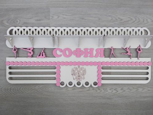 طرح قفسه آویز مدال میلی متر برای برش لیزری - medal hanger shelf 3 2 mm for laser cut ve - برای دستگاه CNC چوب و لیزر (سی ان سی)