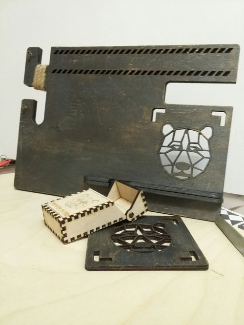 طرح مردان سازمان دهنده - men organizer ve - برای دستگاه CNC چوب و لیزر (سی ان سی)
