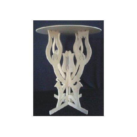 طرح میز میز مِسا رِدوندا - mesa redonda table - برای دستگاه CNC چوب و لیزر (سی ان سی)