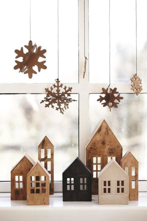 طرح فانوس خانه مینیاتوری برای برش لیزری - miniature house lantern for laser cut ve - برای دستگاه CNC چوب و لیزر (سی ان سی)