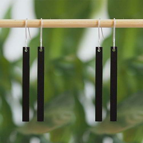طرح قالب جواهرات اکریلیک مینیمالیستی گوشواره لیزر - minimalist earring acrylic jewelry template laser cut - برای دستگاه CNC چوب و لیزر (سی ان سی)