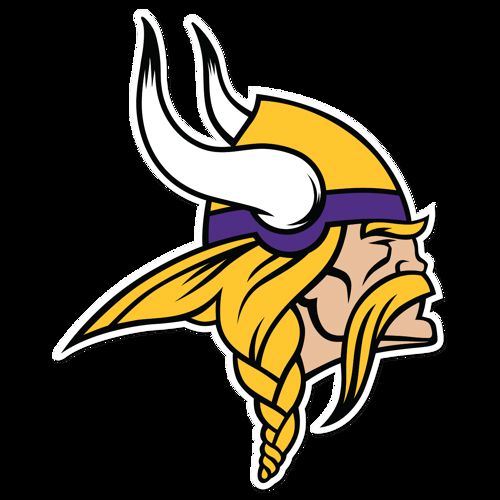 طرح مینه‌سوتا وایکینگ‌ها لوگو - minnesota vikings logo - برای دستگاه CNC چوب و لیزر (سی ان سی)