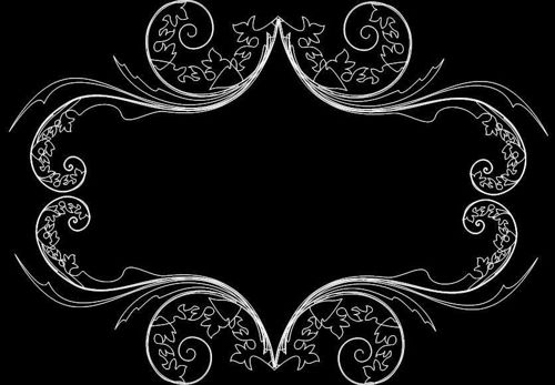 طرح قاب آینه 0079 - mirror frame 0079 - برای دستگاه CNC چوب و لیزر (سی ان سی)