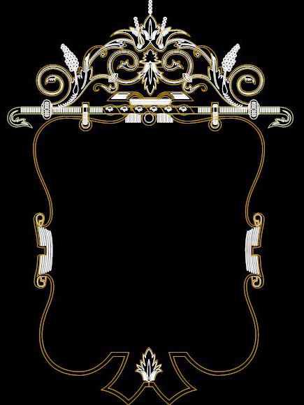 طرح قاب آینه 0 68 - mirror frame 0568 - برای دستگاه CNC چوب و لیزر (سی ان سی)