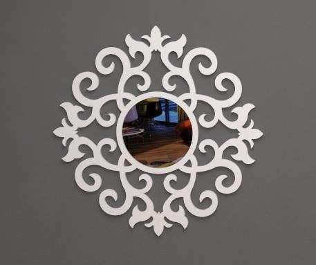 طرح قاب آینه آینا گرد - mirror frame ayna round - برای دستگاه CNC چوب و لیزر (سی ان سی)