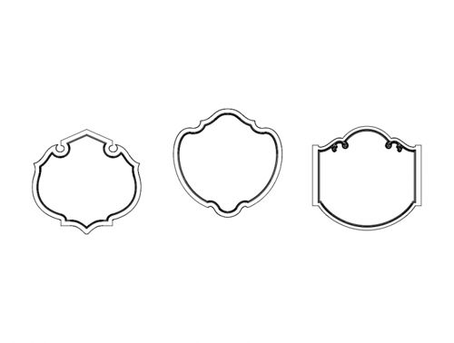طرح قاب آینه دیوار - mirror frames wall - برای دستگاه CNC چوب و لیزر (سی ان سی)