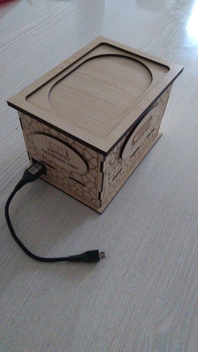 طرح مرکز شارژ موبایل برای برش لیزری - mobile charging center for laser cut - برای دستگاه CNC چوب و لیزر (سی ان سی)