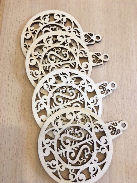 طرح مدل تزئینات سال نو برای برش لیزری - model of new year decorations for laser cutting ve - برای دستگاه CNC چوب و لیزر (سی ان سی)