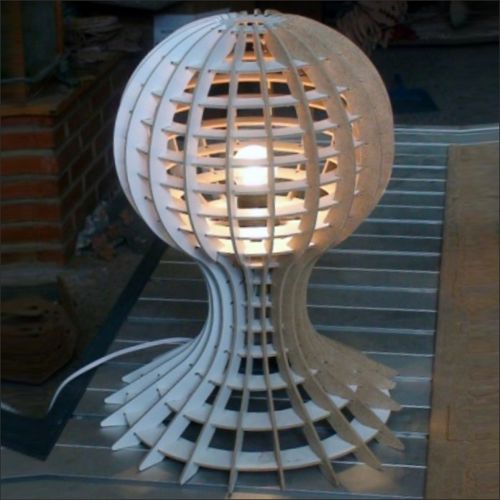 طرح مدل چراغ رومیزی پیاده - model of the table lamp pawn - برای دستگاه CNC چوب و لیزر (سی ان سی)