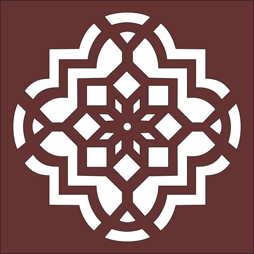 طرح الگوی مدرن جداکننده‌های اتاق گریل برای برش لیزری - modern grill room dividers pattern for laser cutting - برای دستگاه CNC چوب و لیزر (سی ان سی)