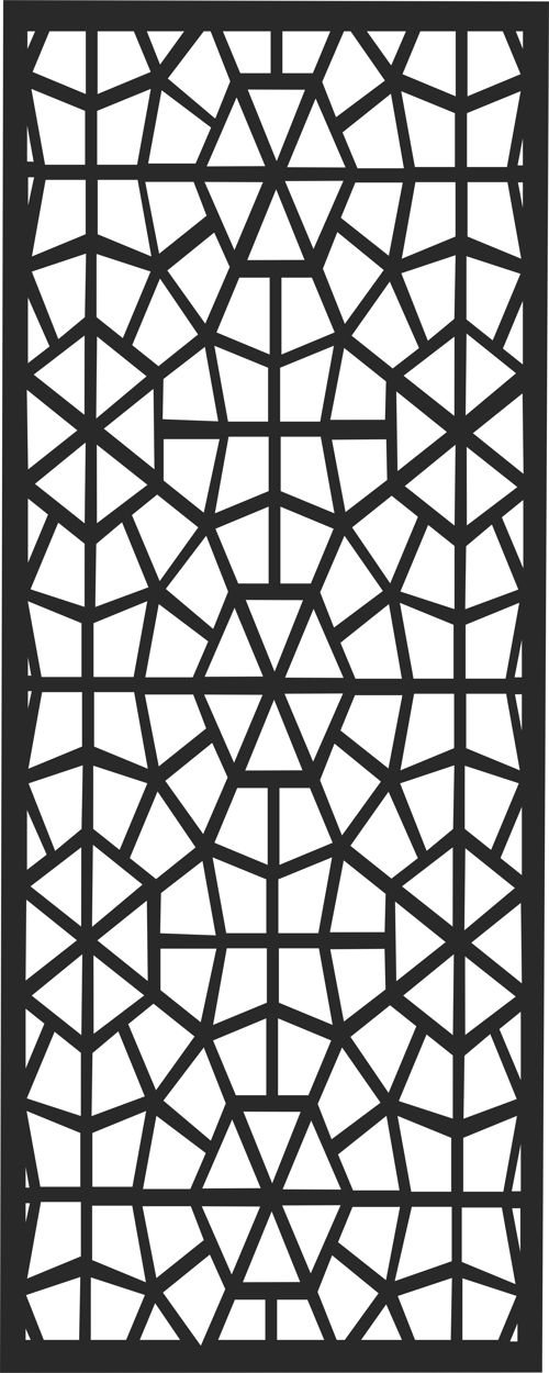 طرح پنل مدرن گلدار شبکه‌ای استنسیل جداکننده اتاق برای برش لیزر - modern panel floral lattice stencil room divider for laser cut ve - برای دستگاه CNC چوب و لیزر (سی ان سی)