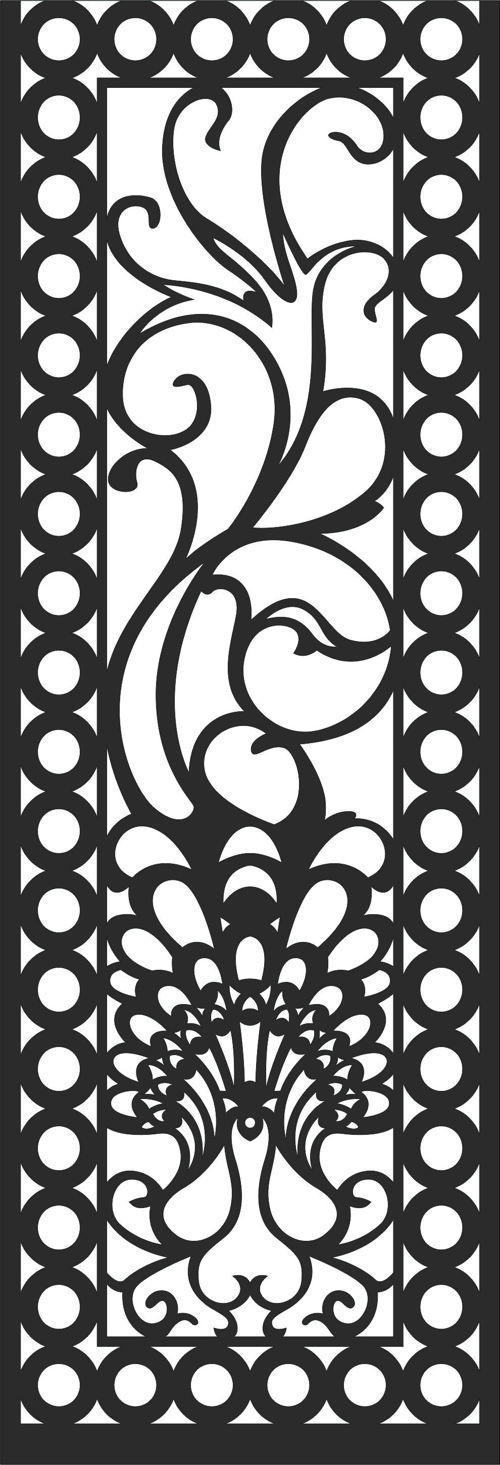 طرح مدرن پانل جداکننده اتاق مشبک درز برای برش لیزر - modern panel room divider lattice seamless for laser cutting ve - برای دستگاه CNC چوب و لیزر (سی ان سی)