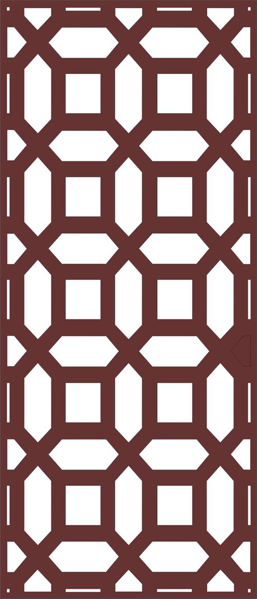 طرح جداکننده اتاق پنل مدرن درز برای برش لیزر - modern panel room divider seamless for laser cutting - برای دستگاه CNC چوب و لیزر (سی ان سی)