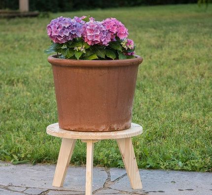 طرح چهارپایه گیاهی مدرن برای برش لیزری - modern plant stool for laser cutting - برای دستگاه CNC چوب و لیزر (سی ان سی)