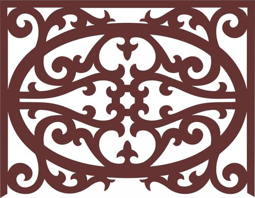 طرح پارتیشن مدرن حریم خصوصی داخلی پنل cnc برش لیزر - modern privacy partition indoor panel cnc laser cutting - برای دستگاه CNC چوب و لیزر (سی ان سی)