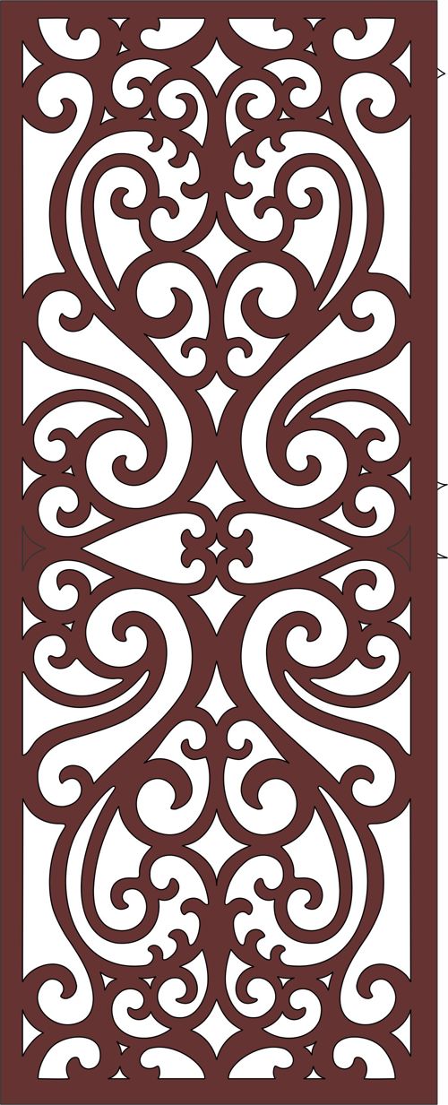 طرح پارتیشن مدرن حریم خصوصی داخلی پانل مشبک برای برش لیزری شیشه - modern privacy partition indoor panel lattice for laser cut ve - برای دستگاه CNC چوب و لیزر (سی ان سی)