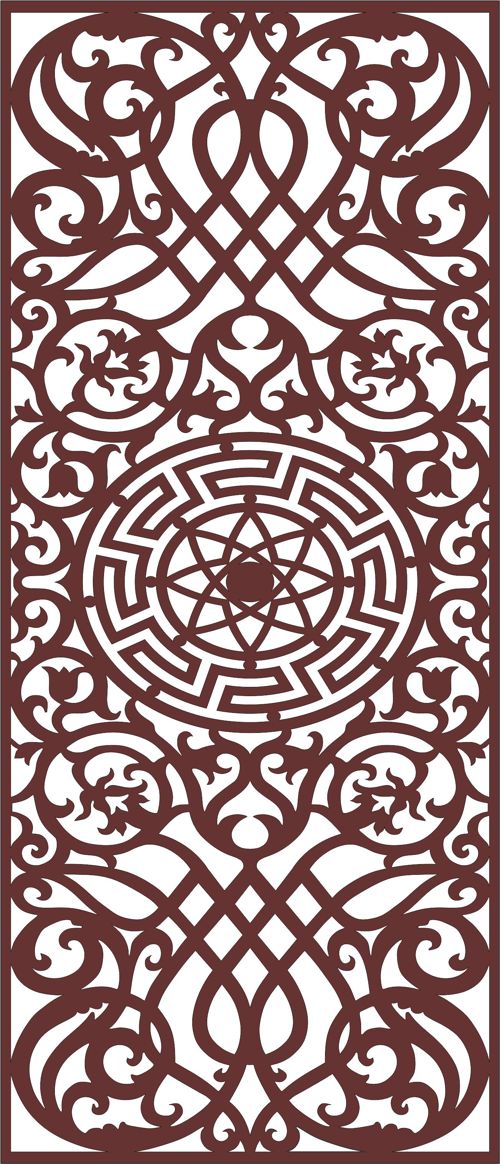 طرح طراحی پارتیشن مدرن حریم خصوصی داخلی پنل اسکرین برای برش لیزر - modern privacy partition indoor panel screen design for laser cutting - برای دستگاه CNC چوب و لیزر (سی ان سی)