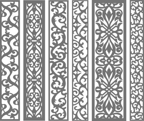 طرح modern-privacy-partition-indoor-panels-lattice-room-dividers-set-for-laser-cut-ve