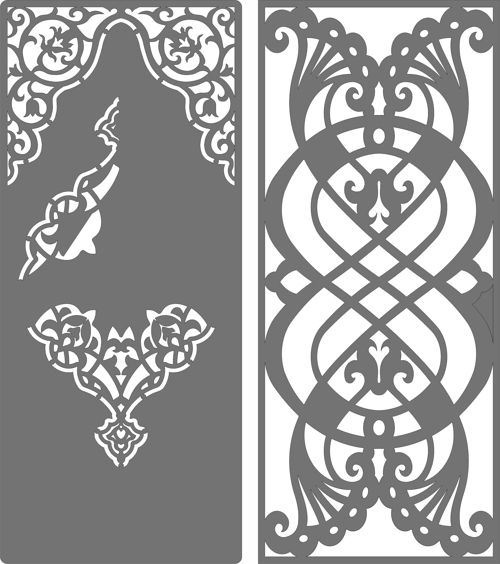 طرح modern-privacy-partition-indoor-panels-screen-room-dividers-for-laser-cut-ve