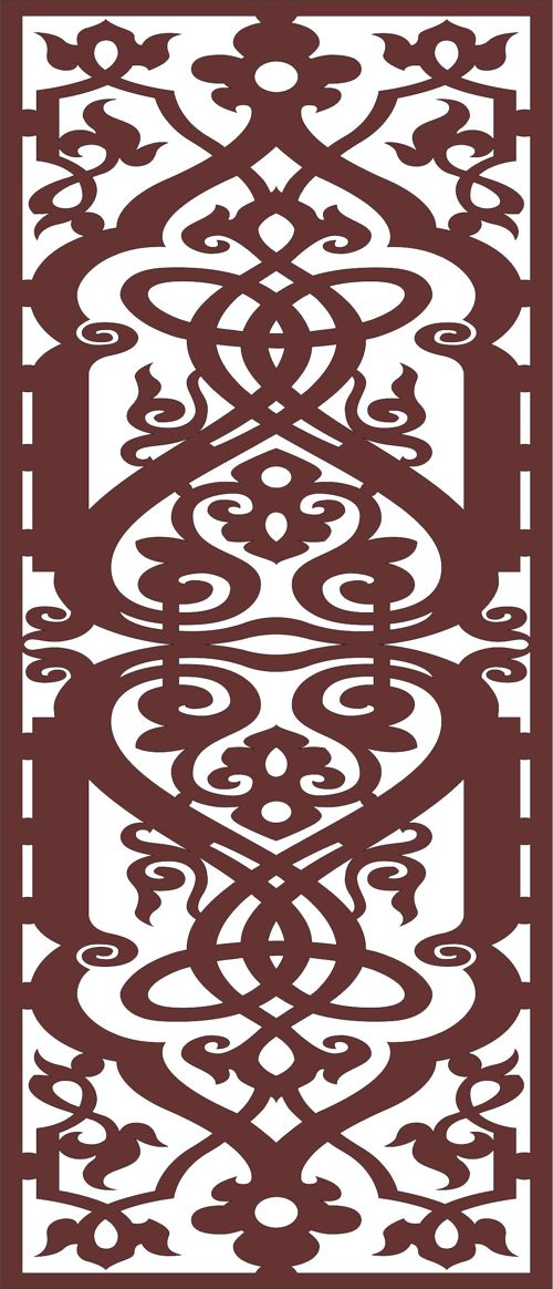 طرح پنل جداکننده اتاق مدرن برای برش لیزری - modern room dividers panel for laser cutting - برای دستگاه CNC چوب و لیزر (سی ان سی)