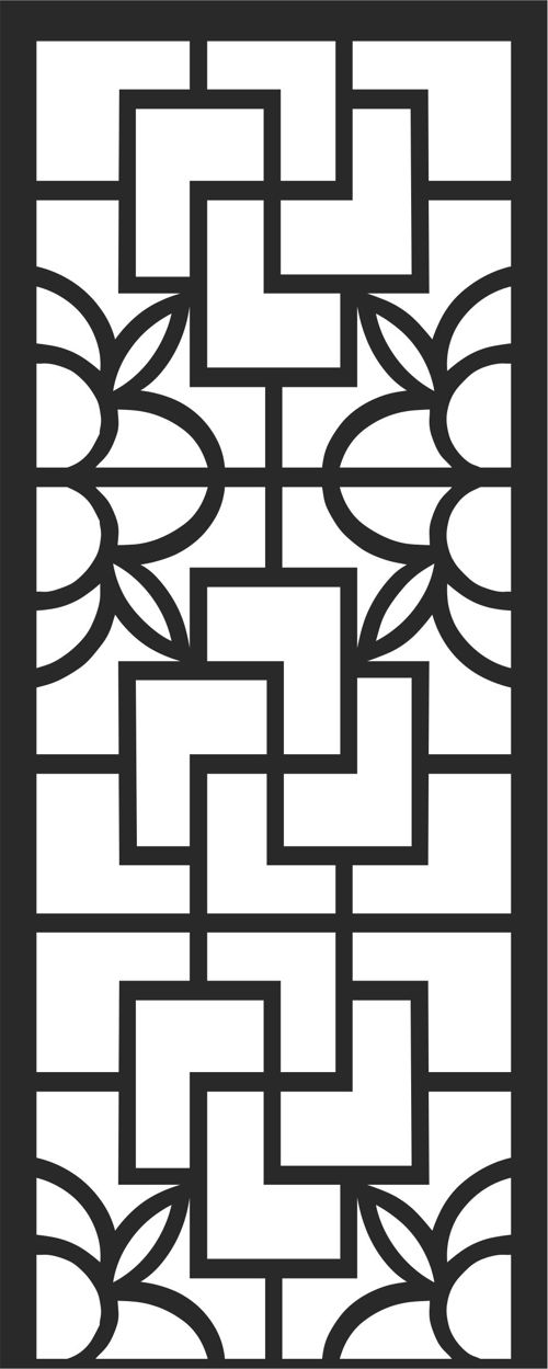 طرح اتاق مدرن گلدار شبکه‌ای استنسیل جداکننده پانل برای برش لیزر - modern room floral lattice stencil dividers panel for laser cut ve - برای دستگاه CNC چوب و لیزر (سی ان سی)