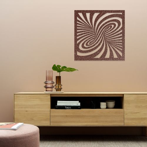 طرح دکوراسیون دیواری مدرن توهم نوری برای برش لیزر - modern wall decor optical illusion for laser cutting ve - برای دستگاه CNC چوب و لیزر (سی ان سی)