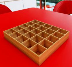 طرح قالب جعبه سازمان دهنده برای برش لیزری - mold box organizer for laser cut - برای دستگاه CNC چوب و لیزر (سی ان سی)