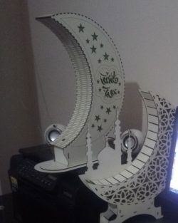 طرح نور ماه برای برش لیزری - moon light for laser cut - برای دستگاه CNC چوب و لیزر (سی ان سی)