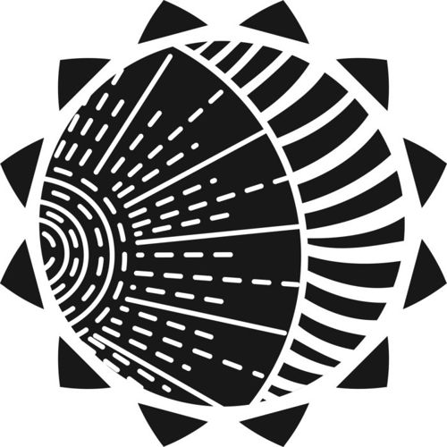 طرح ماه ماندالا شیء آسمانی شیء - moon mandala celestial object ve - برای دستگاه CNC چوب و لیزر (سی ان سی)