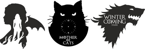 طرح مادر گربه‌ها برای برش لیزری - mother of cats for laser cut ve - برای دستگاه CNC چوب و لیزر (سی ان سی)