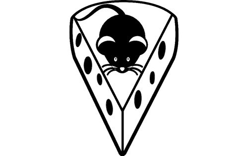 طرح پنیر موش - mouse cheese - برای دستگاه CNC چوب و لیزر (سی ان سی)