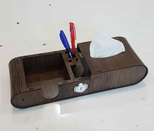 طرح جعبه نگهدارنده دستمال برش لیزر cnc - napkin organizers laser cut cnc ve - برای دستگاه CNC چوب و لیزر (سی ان سی)