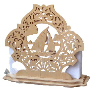 طرح ماکت جای دستمال برش لیزری - napkin stand mockup napkin holder laser cutting ve - برای دستگاه CNC چوب و لیزر (سی ان سی)