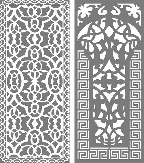 طرح جداکننده‌های اتاق با پنل جدید برای برش لیزری - new panel screen room dividers for laser cut ve - برای دستگاه CNC چوب و لیزر (سی ان سی)