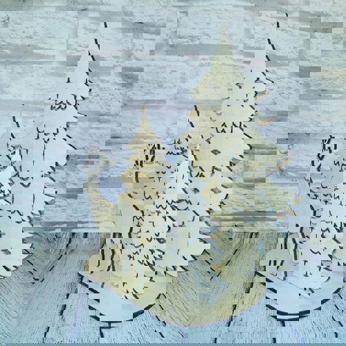 طرح دکوراسیون کریسمس سال نو لیزری - new year christmas decoration laser cut ve - برای دستگاه CNC چوب و لیزر (سی ان سی)