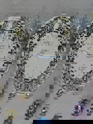 طرح ساعت سال نو ساعت - newyear clock - برای دستگاه CNC چوب و لیزر (سی ان سی)