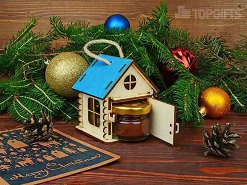 طرح خانه‌های نوروزی سوغاتی برای برش لیزری - new year houses souvenirs for laser cut ve - برای دستگاه CNC چوب و لیزر (سی ان سی)
