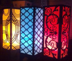طرح مدل چراغ خواب برای برش لیزر cnc نیاز به استفاده از دستگاه - nightlights model for laser cut cnc - برای دستگاه CNC چوب و لیزر (سی ان سی)