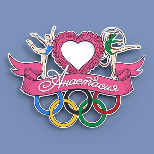 طرح دارنده مدال المپیک با قاب عکس برای برش لیزری - olympic medal holder with photo frame for laser cut ve - برای دستگاه CNC چوب و لیزر (سی ان سی)