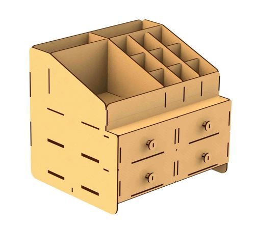 طرح برش لیزری cnc - organizer cnc laser cutting ve - برای دستگاه CNC چوب و لیزر (سی ان سی)