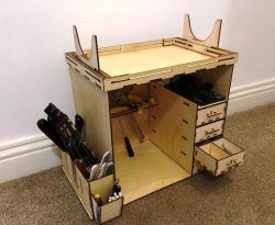 طرح ابزار برش لیزر cnc - organizer for tools for laser cut cnc ve - برای دستگاه CNC چوب و لیزر (سی ان سی)