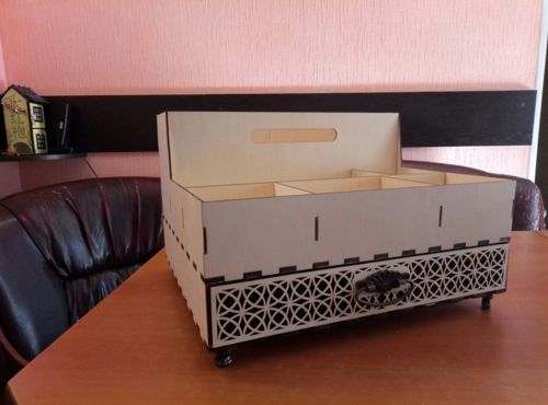 طرح سازمان دهنده برای برش لیزری - organizer layout for laser cutting ve - برای دستگاه CNC چوب و لیزر (سی ان سی)