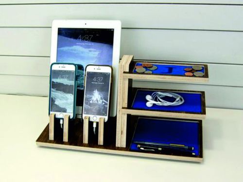 طرح پایه نگهدارنده برای دستگاه‌های برش لیزری - organizer stand for devices for laser cutting ve - برای دستگاه CNC چوب و لیزر (سی ان سی)